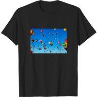 T-shirt scoop Premium Fiesta de montgolfières pour hommes — T-shirts pour hommes