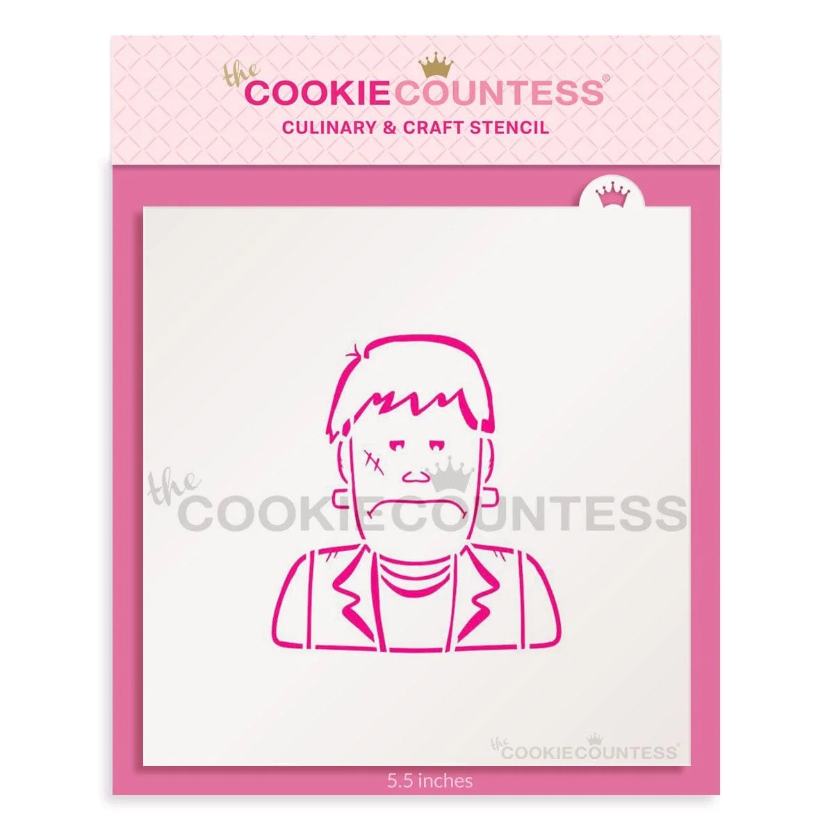 Frankenstein's Monster LARGE PYO Stencil — Fashion Accessories