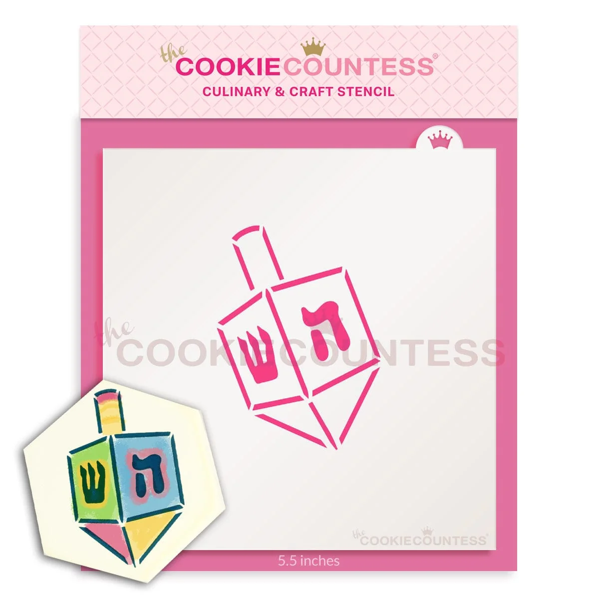 Dreidel Stencil by The Cookie Countess — Kitchen Gadgets