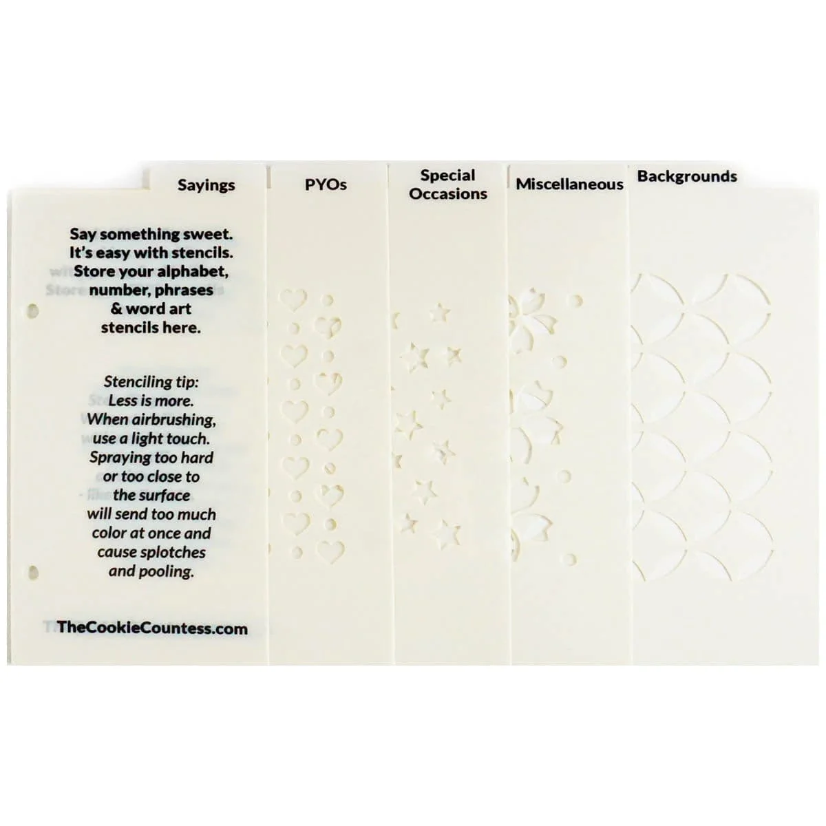 Diviseurs de rangement pour pochoirs — Gadgets de cuisine
