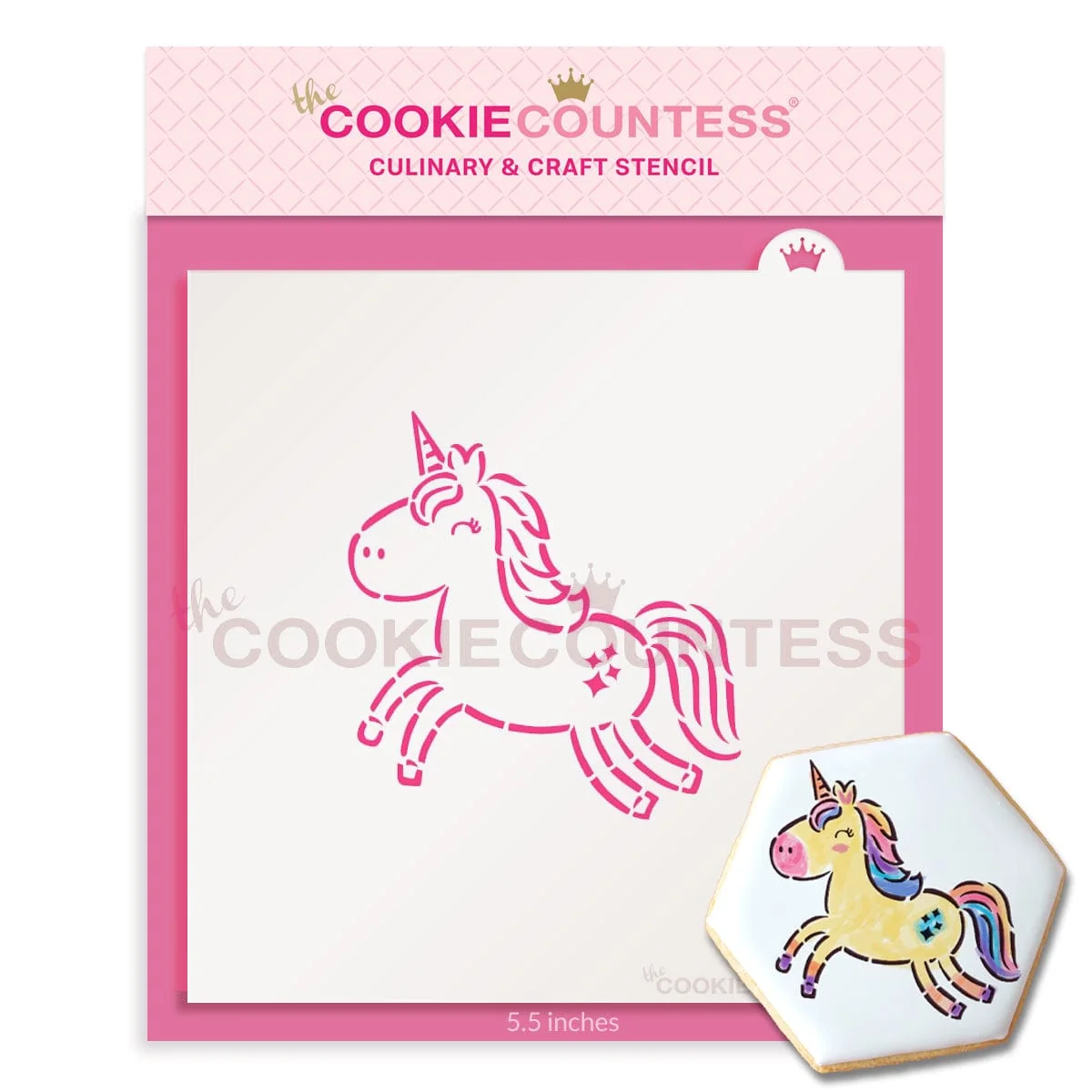 Cutie Unicorn PYO Stencil by The Cookie Countess — Kitchen Gadgets