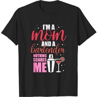 Mom Bartender Gift T-shirt for Men