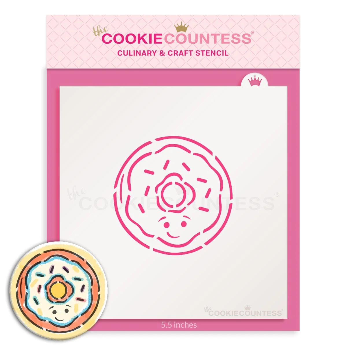 Donut PYO Stencil by The Cookie Countess — Kitchen Gadgets