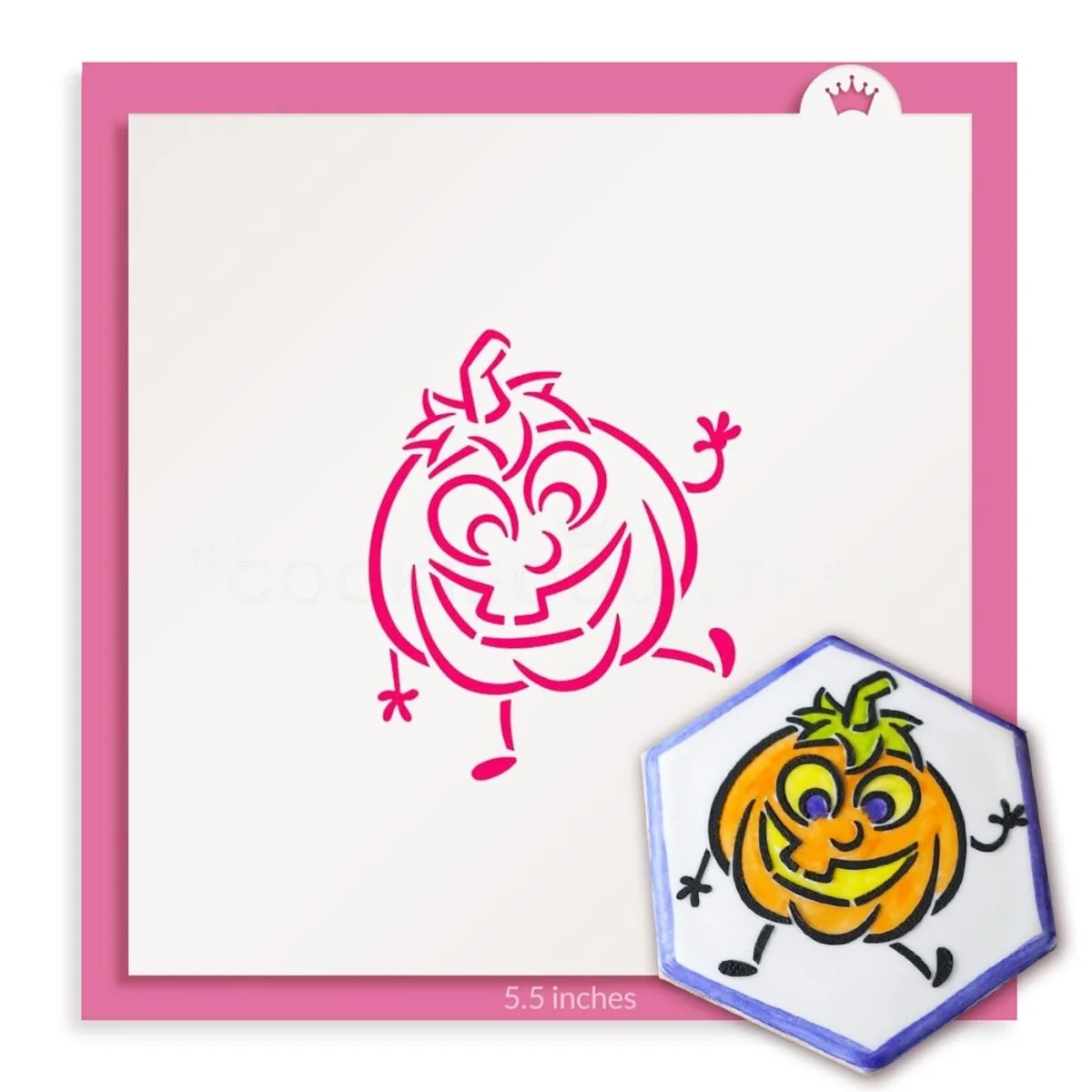 Happy Jack PYO Stencil by The Cookie Countess — Kitchen Gadgets