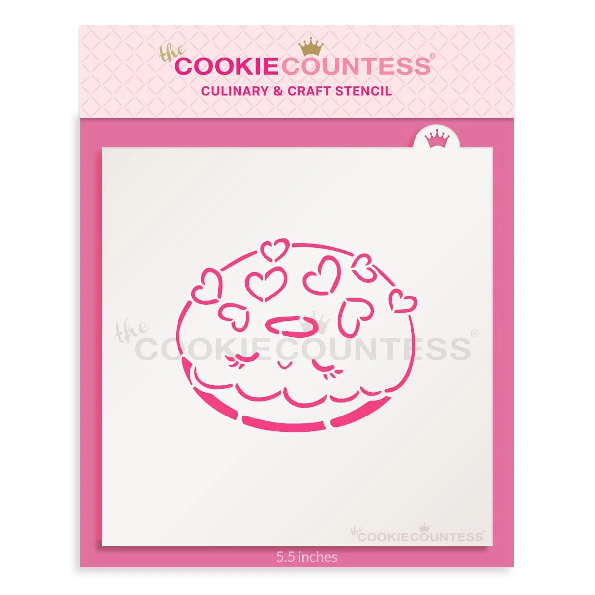Donut Love PYO Stencil by The Cookie Countess — Kitchen Gadgets