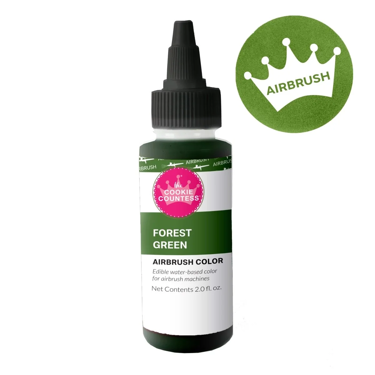 Cookie Countess - Forest Green Edible Airbrush Color 2oz — Kitchen Gadgets
