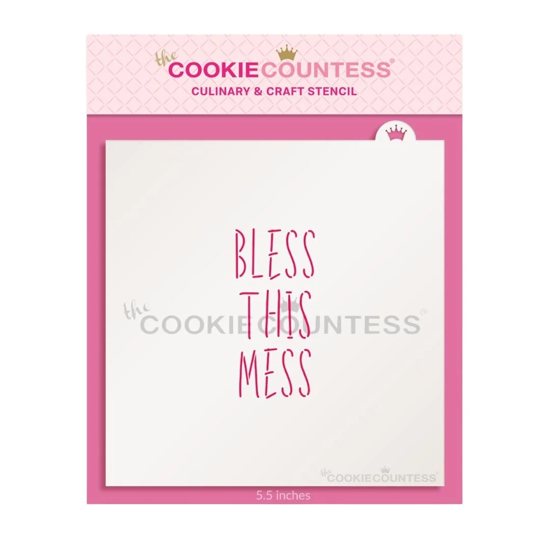 Bless This Mess Stencil — Car Tools Kit