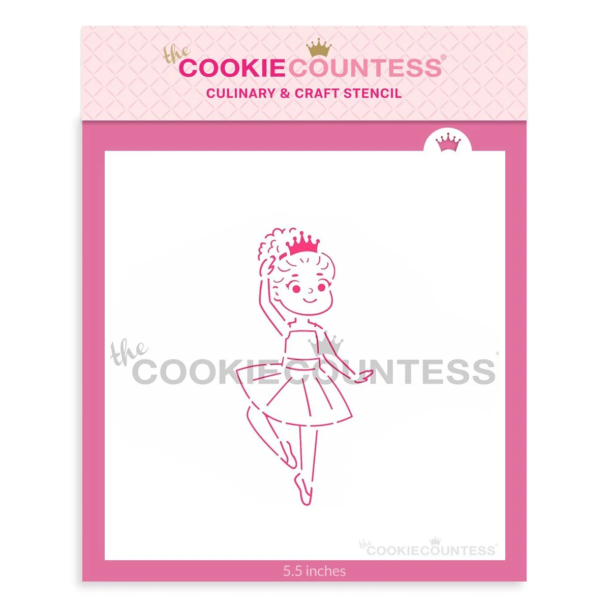 Pochoir PYO Ballerine par The Cookie Countess
