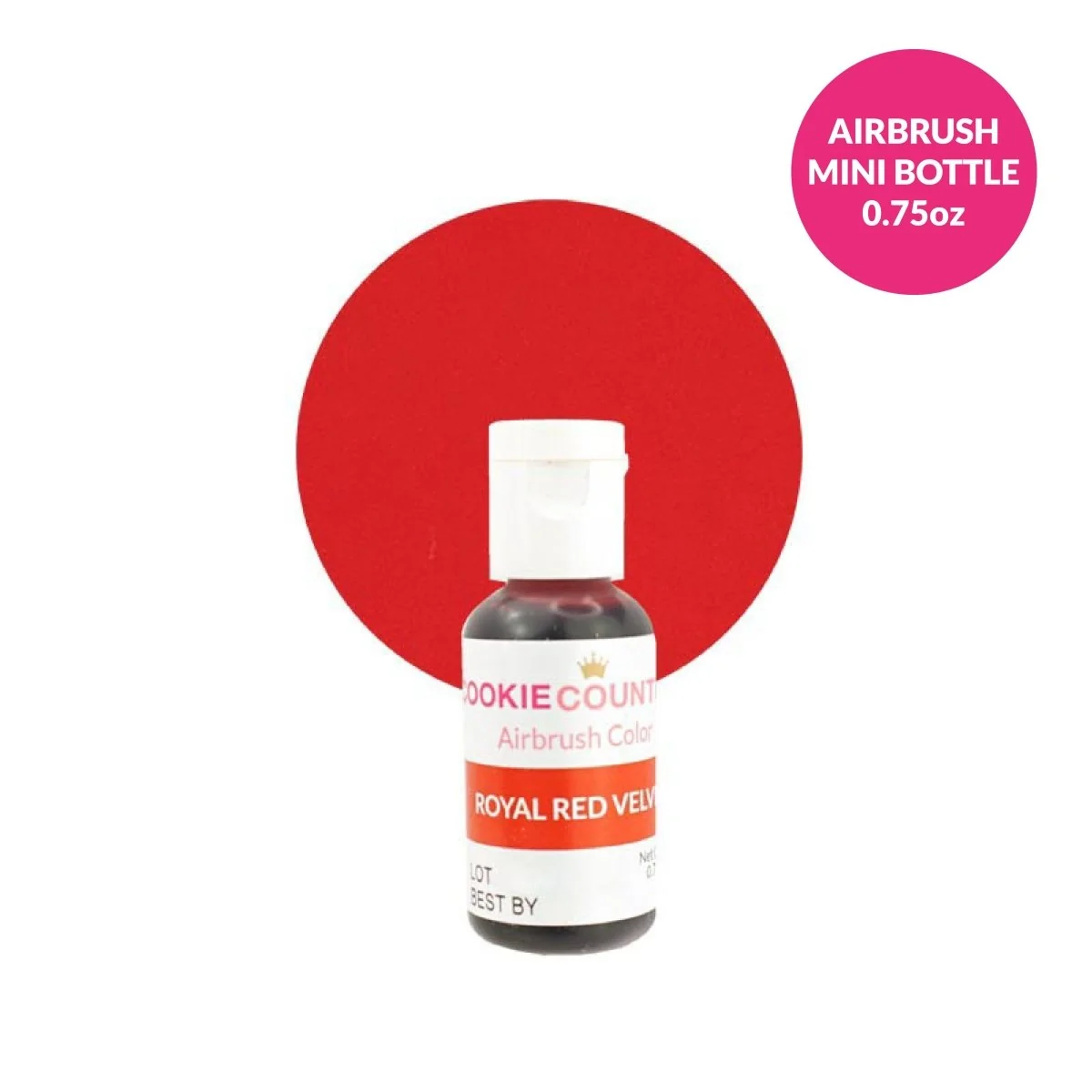 Royal Red Velvet Edible Airbrush Color 0.75oz - Mini Size — Kitchen Gadgets