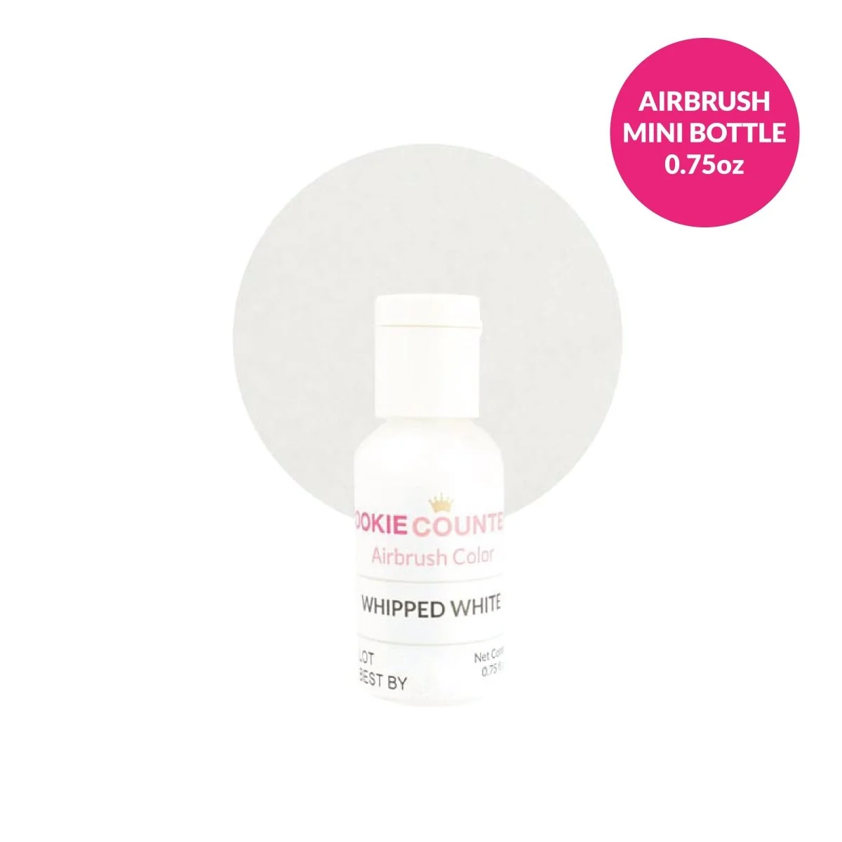 Couleur d'airbrush comestible blanche fouettée 0,75 oz — Gadgets de cuisine