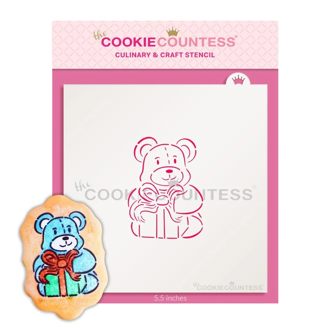 Teddy Bear avec Pochoir PYO Cadeau — Gadgets de cuisine