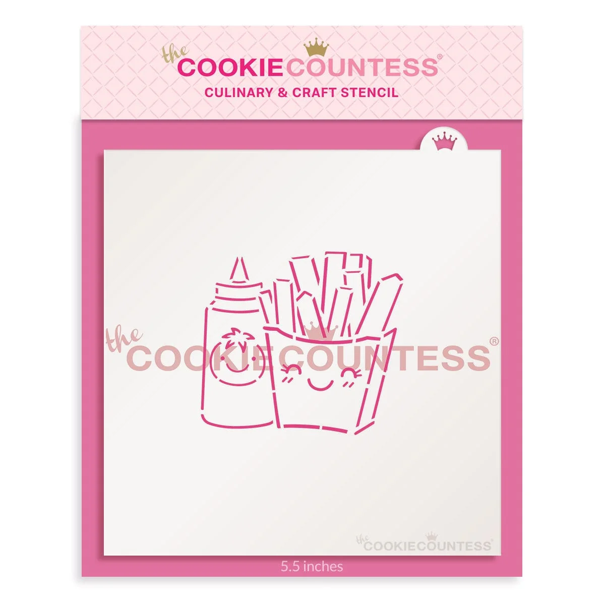Pochoir PYO de frites par The Cookie Countess — Gadgets de cuisine