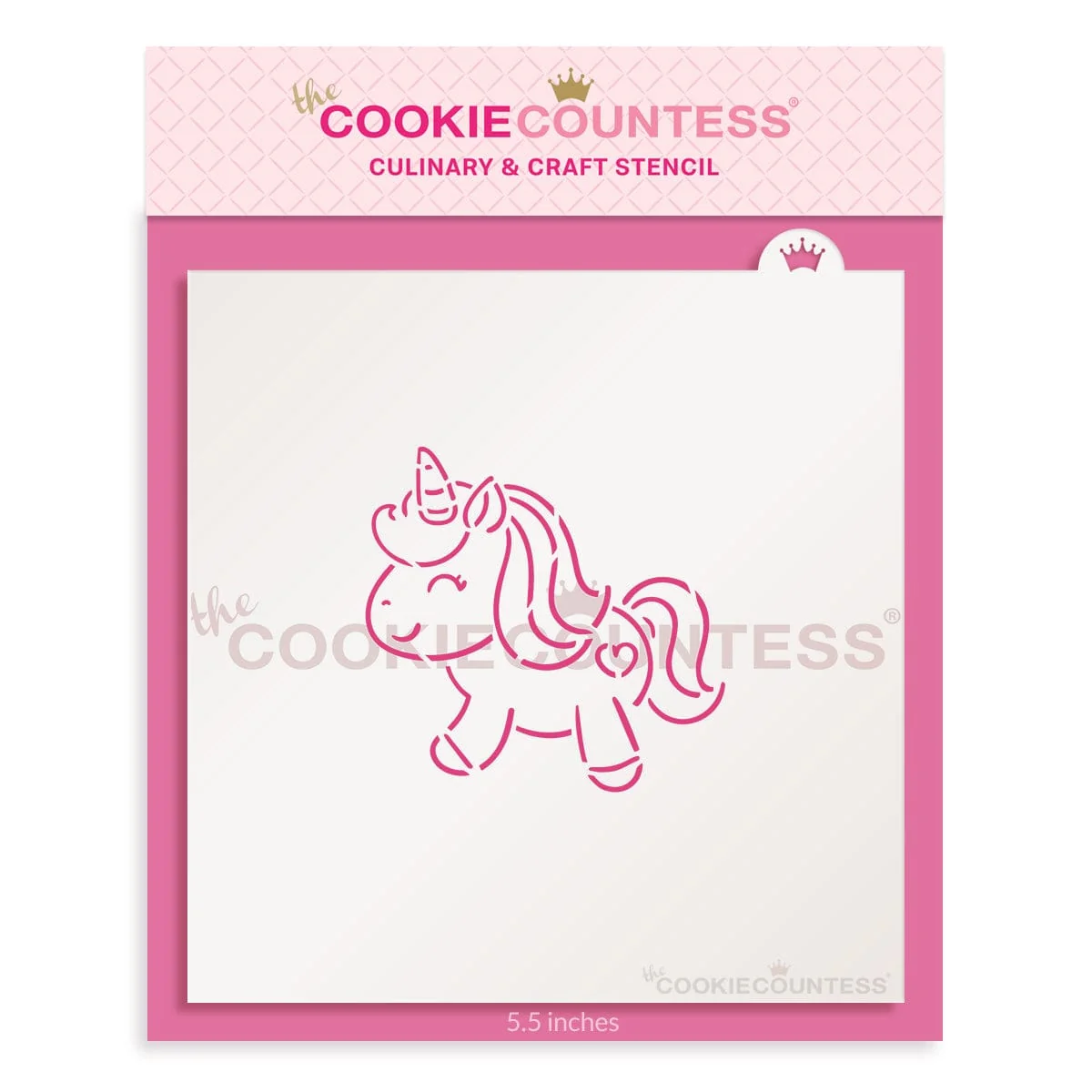 Pochoir PYO Licorne Sweetie de The Cookie Countess — Gadgets de cuisine