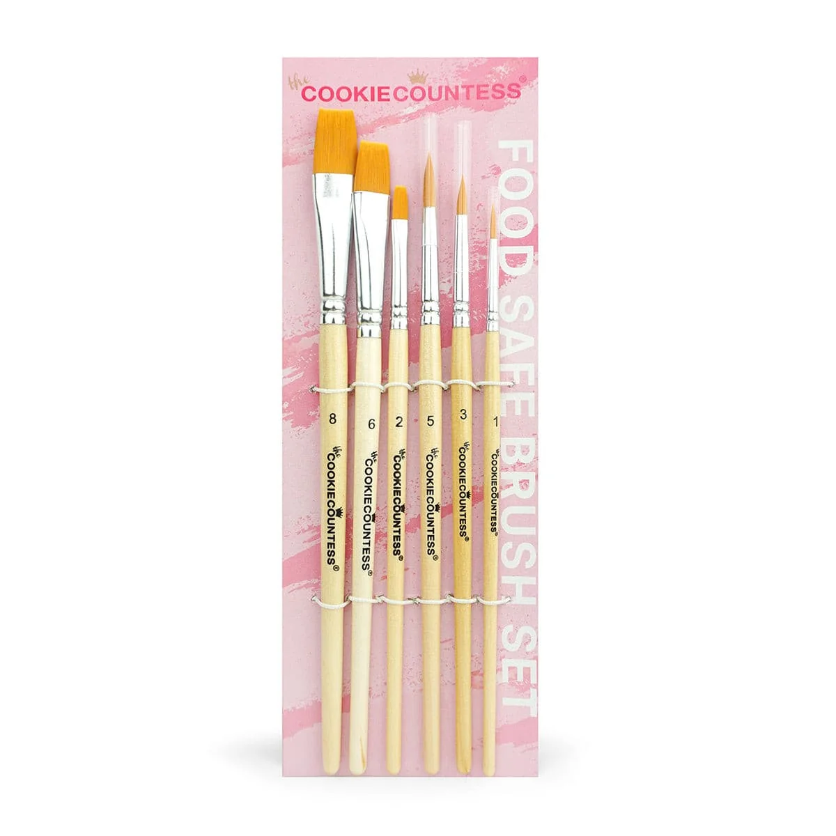 Food Safe Brushes Set of 6 by The Cookie Countess