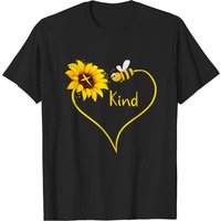 T-shirt Apiculteur Bee Kind Tournesol pour Hommes — T-shirts pour hommes