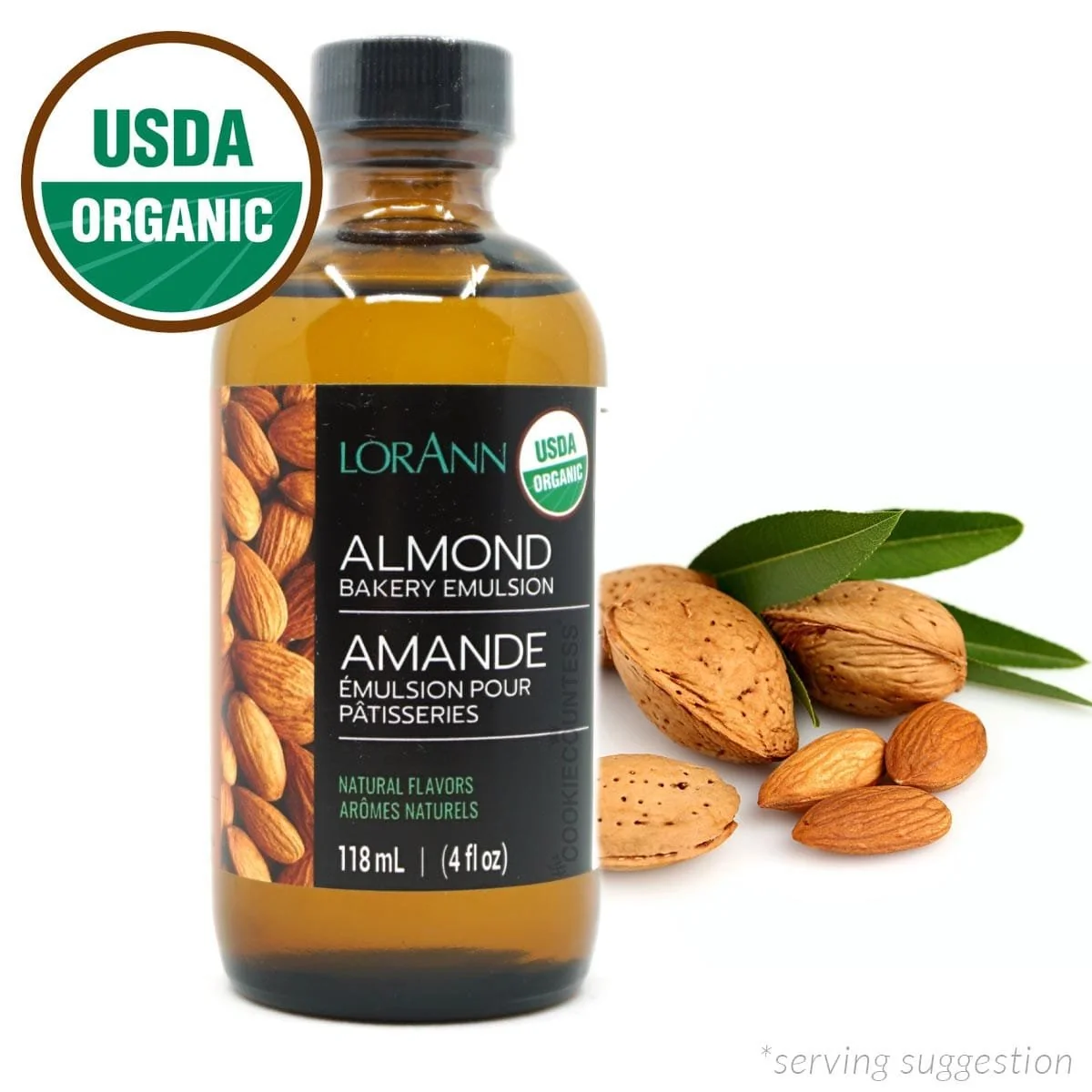 Extrait de saveur d'amande biologique 4 oz. par LorAnn — Gadgets de cuisine