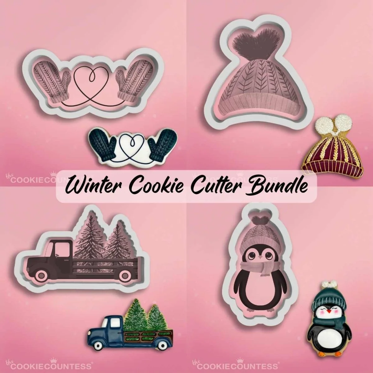 Winter Cookie Cutter Set by The Cookie Countess — Kitchen Gadgets