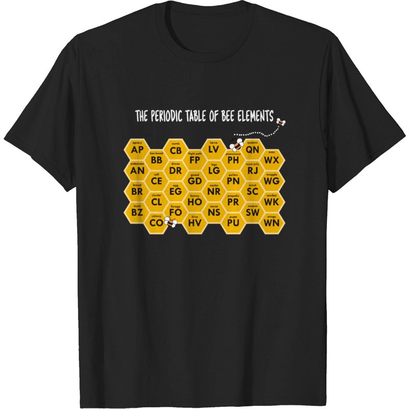 T-shirt Apiculture avec Tableau Périodique des Éléments — T-shirts pour hommes
