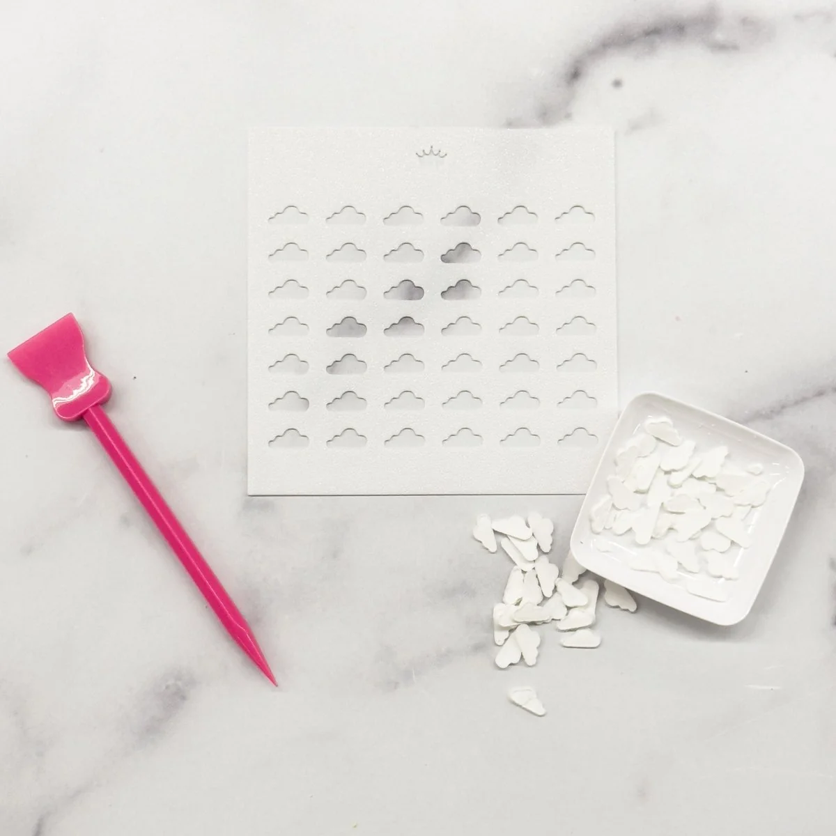 Cloud Sprinkle Stencil by The Cookie Countess