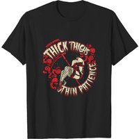T-shirt pour hommes Thick Thighs Thin Patience Feminist Zip — T-shirts pour hommes