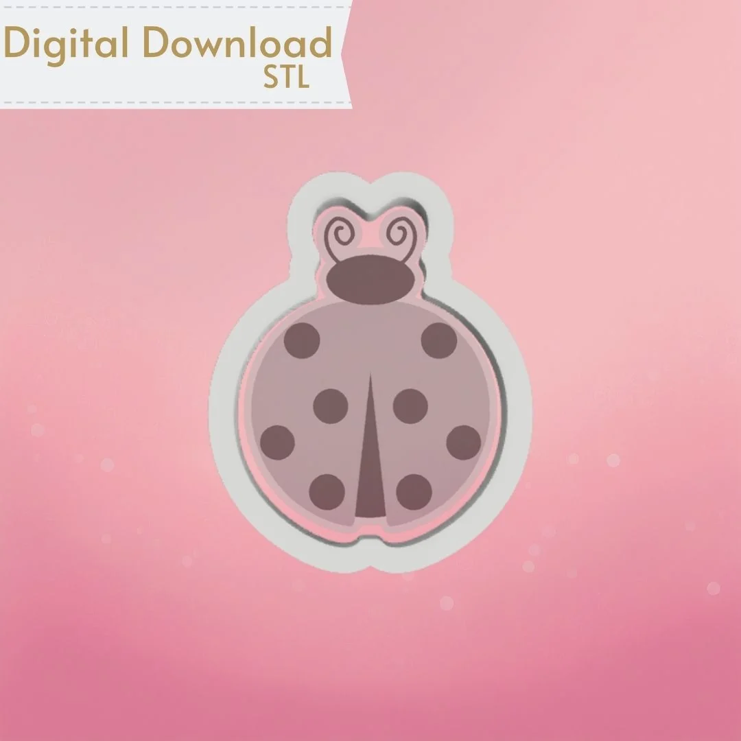 Lady Bug Cookie Cutter STL File for 3D Printing