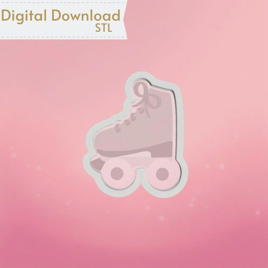 Roller Skates Cookie Cutter STL