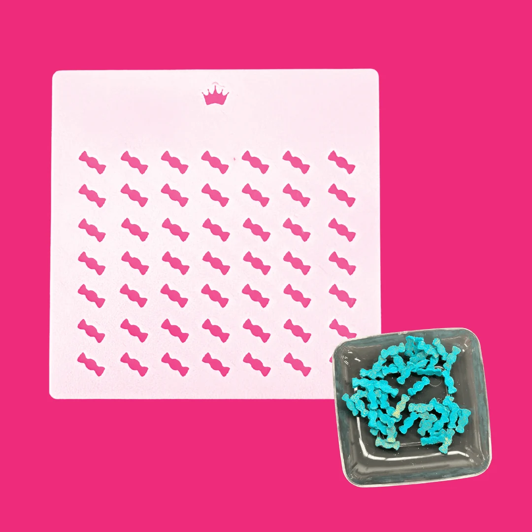 Candy Sprinkle Stencil by The Cookie Countess