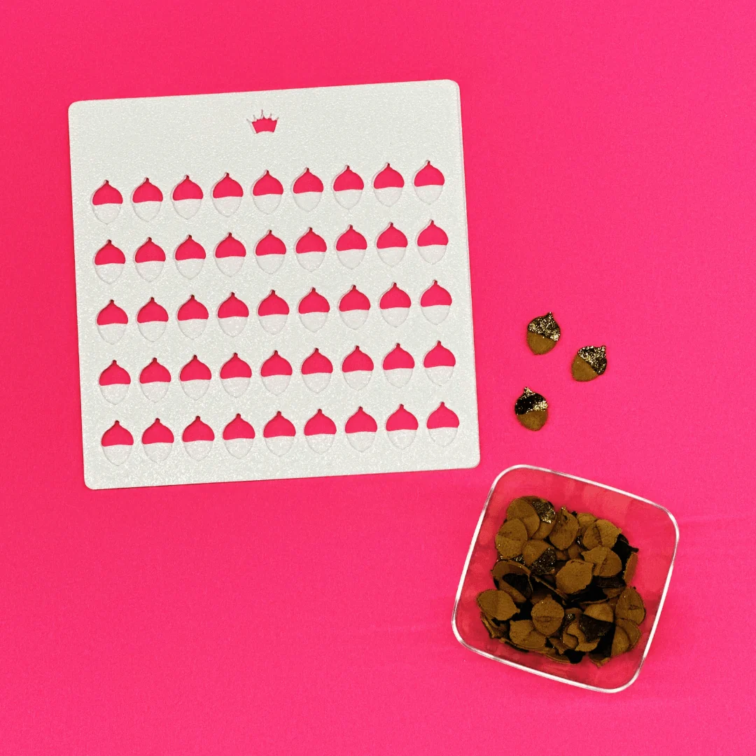 Pochoir à Paillettes Acorn 2 pièces — Gadgets de cuisine