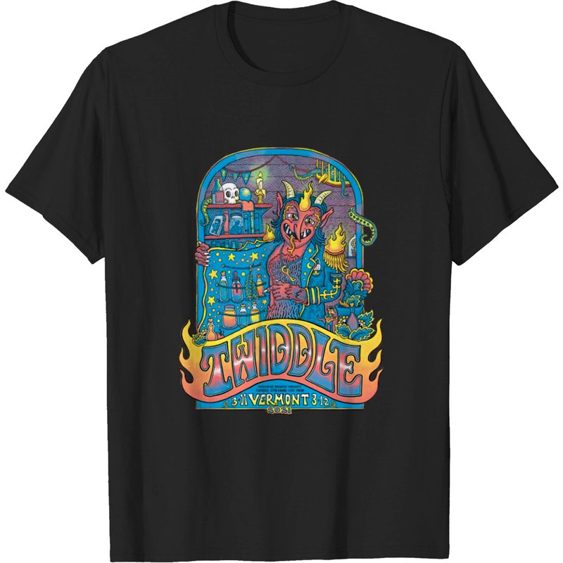 T-shirt pour hommes Twiddle en noir — T-shirts pour hommes