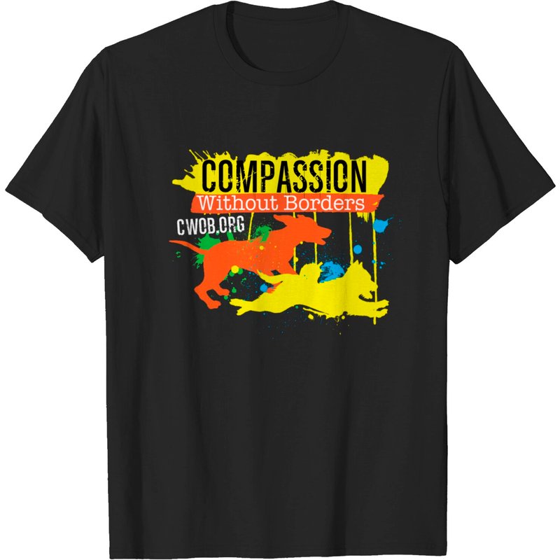 T-shirt Compassion Without Borders pour hommes — T-shirts pour hommes