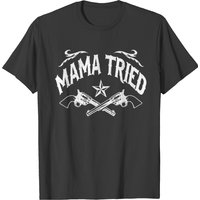 Mama Tried Vintage Distressed Look T-Shirt for Men