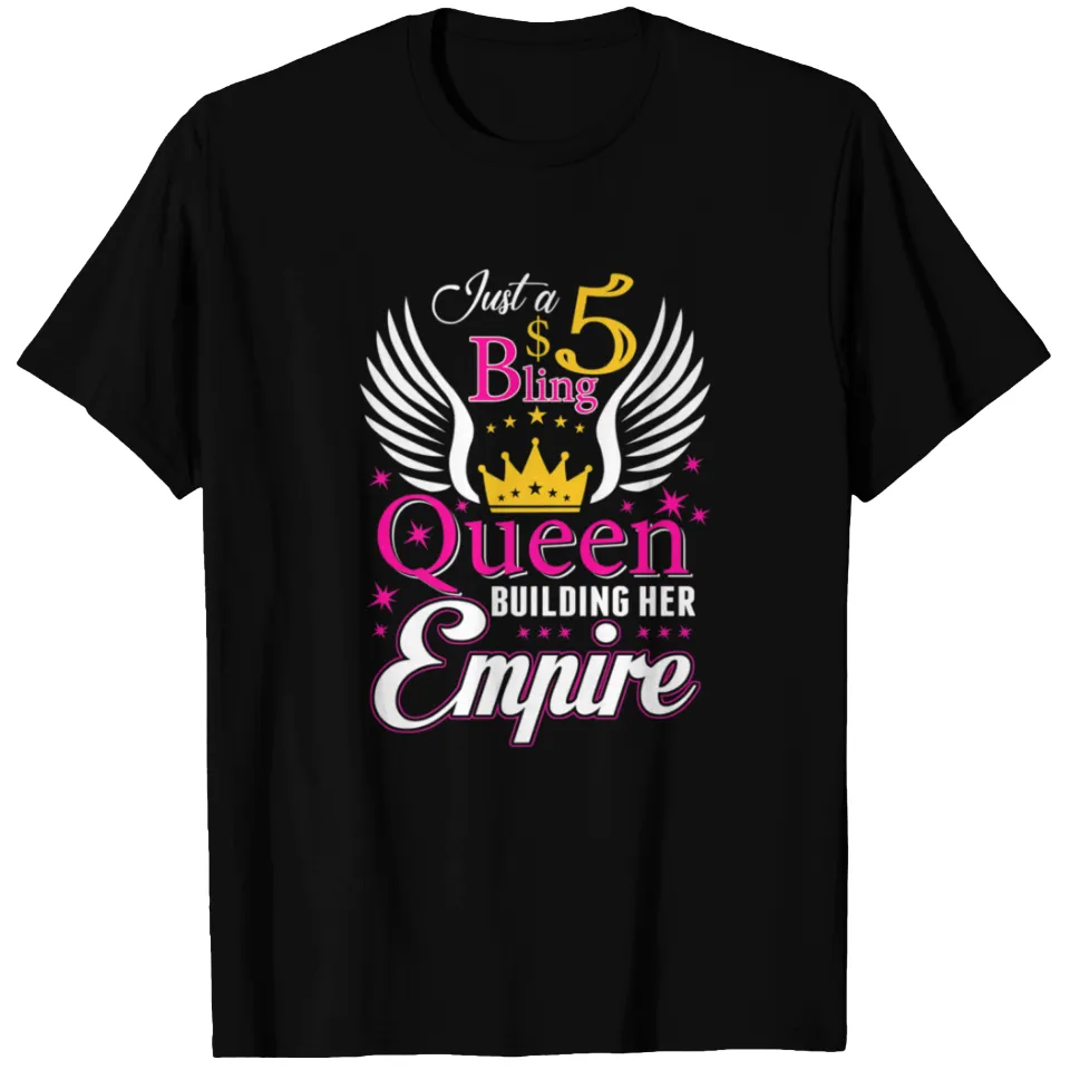 T-shirt 5 Bling Queen Paparazzi pour hommes — T-shirts pour hommes