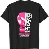 T-shirt Her Fight Is My Fight Gant de Boxe pour Hommes — T-shirts pour hommes