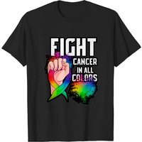 T-shirt Fight Cancer In All Colors pour hommes — T-shirts pour hommes