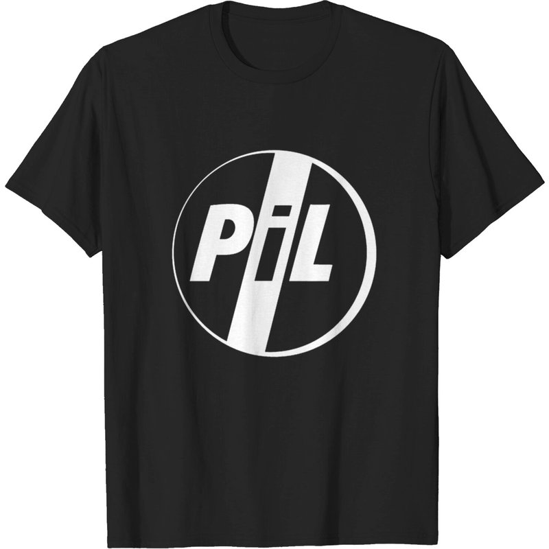 T-shirt Public Image Limited pour hommes en noir — T-shirts pour hommes
