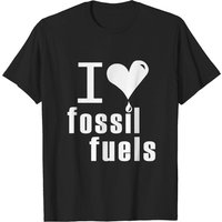 T-shirt I Love Fossil Fuels pour hommes — T-shirts pour hommes