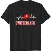 T-Shirt Suisse Heartbeat pour hommes — T-shirts pour hommes