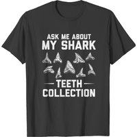 T-shirt pour hommes Shark Tooth Collector | Cadeau de fossiles de requins — T-shirts pour hommes