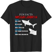 T-shirt Mégalodon Requin Géant Fossile Préhistorique pour Hommes — T-shirts pour hommes