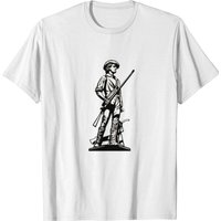 Minute Man Men's T-Shirt in White