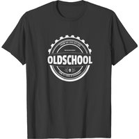 Old School T-Shirt for Men in Black