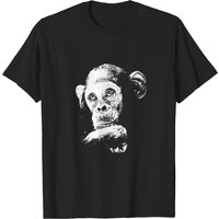 Chimp - Chimpanzee - T-shirt Le Penseur Mélancolique pour Hommes — T-shirts pour hommes