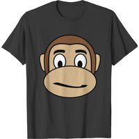 Monkey Emoji Skeptical T-Shirt for Men