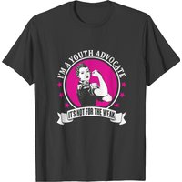 T-shirt Youth Advocate pour hommes en noir — T-shirts pour hommes