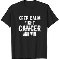 Cancer Keep Calm Fight Cancer T-shirt for Men