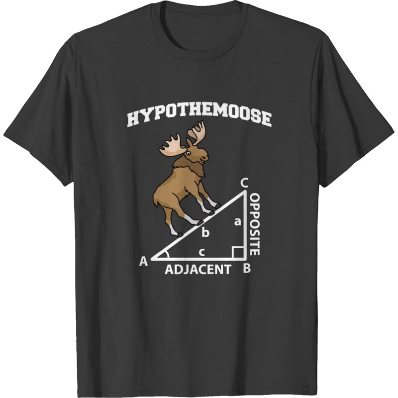 T-shirt Hypothemoose Math Mathématiques Hypoténuse Adjacent — T-shirts pour hommes