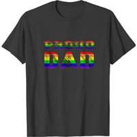 T-shirt Rainbow LGBT Fier de Papa pour Hommes — T-shirts pour hommes