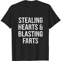T-shirt pour hommes Stealing Hearts and Blasting Farts