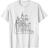 T-shirt pour hommes Château de Neuschwanstein