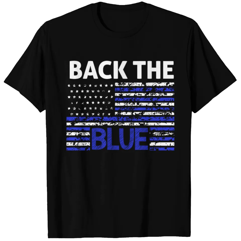 T-shirt Back The Blue pour hommes — T-shirts pour hommes